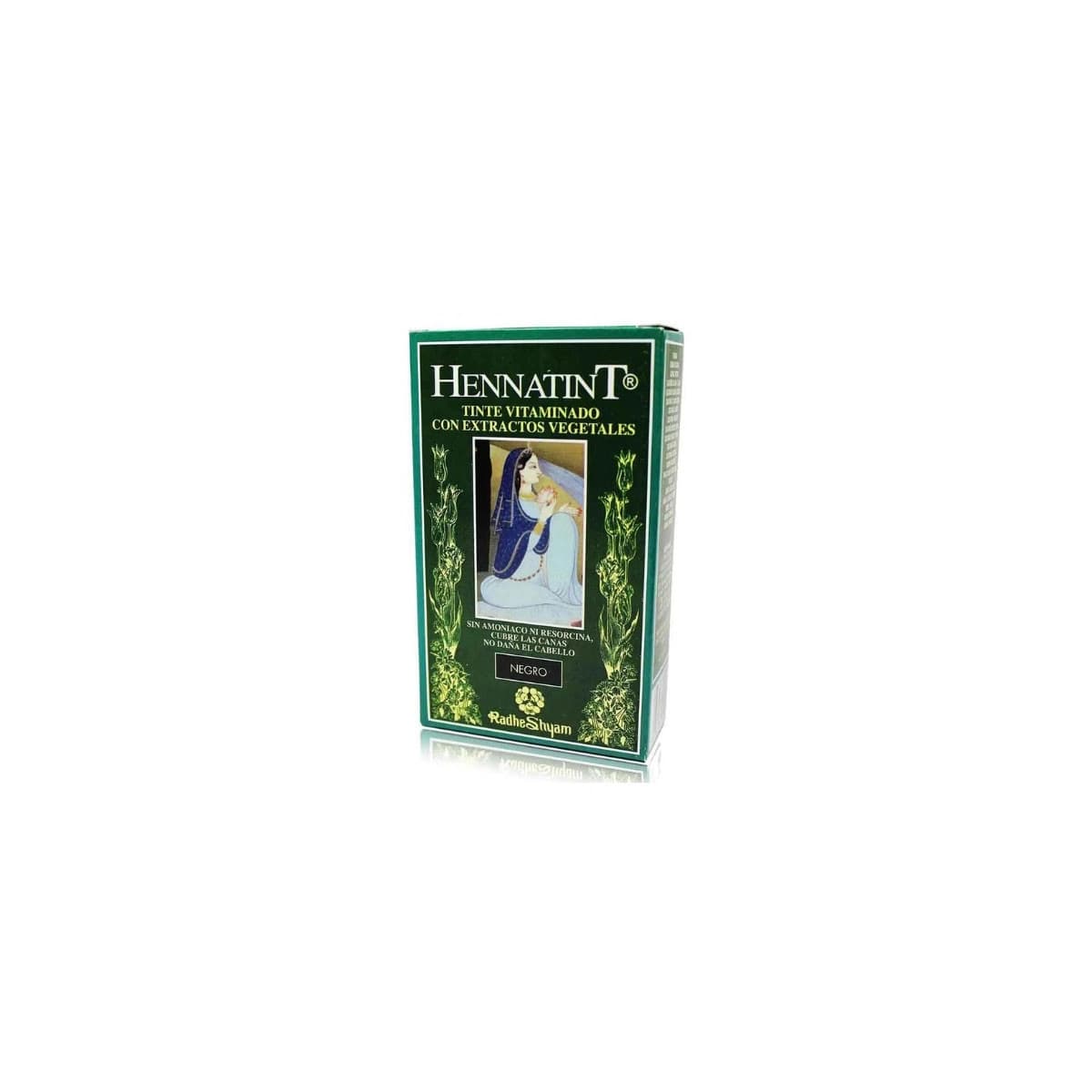 HennaTint 1 negro 60ml+60ml Radhe Shyam