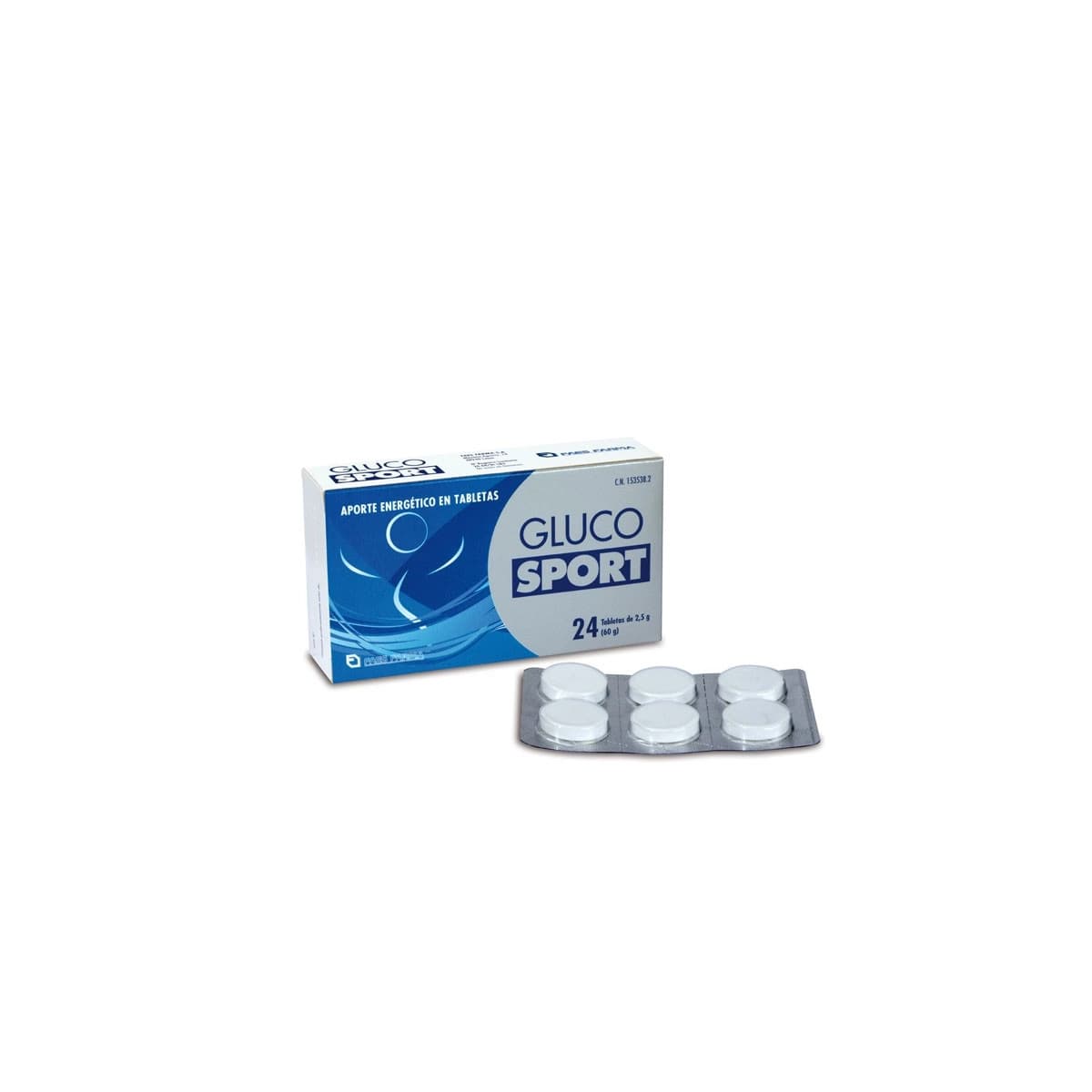 Gluco Sport 2,5g 24 tabletas Faes Farma