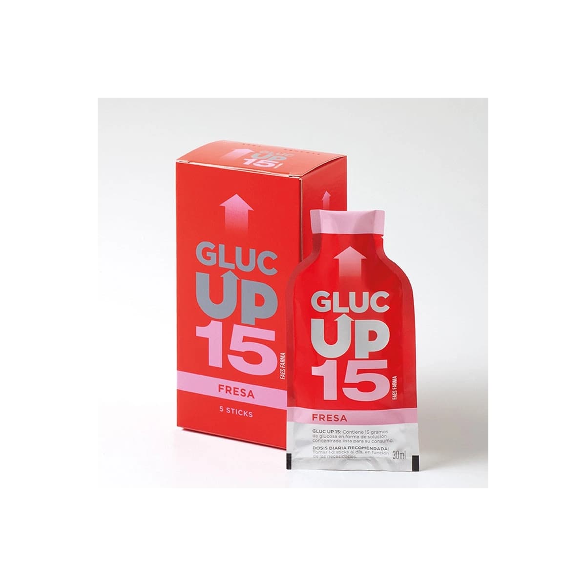 Gluc Up Fresa 15g x 5 viales Faes Farma