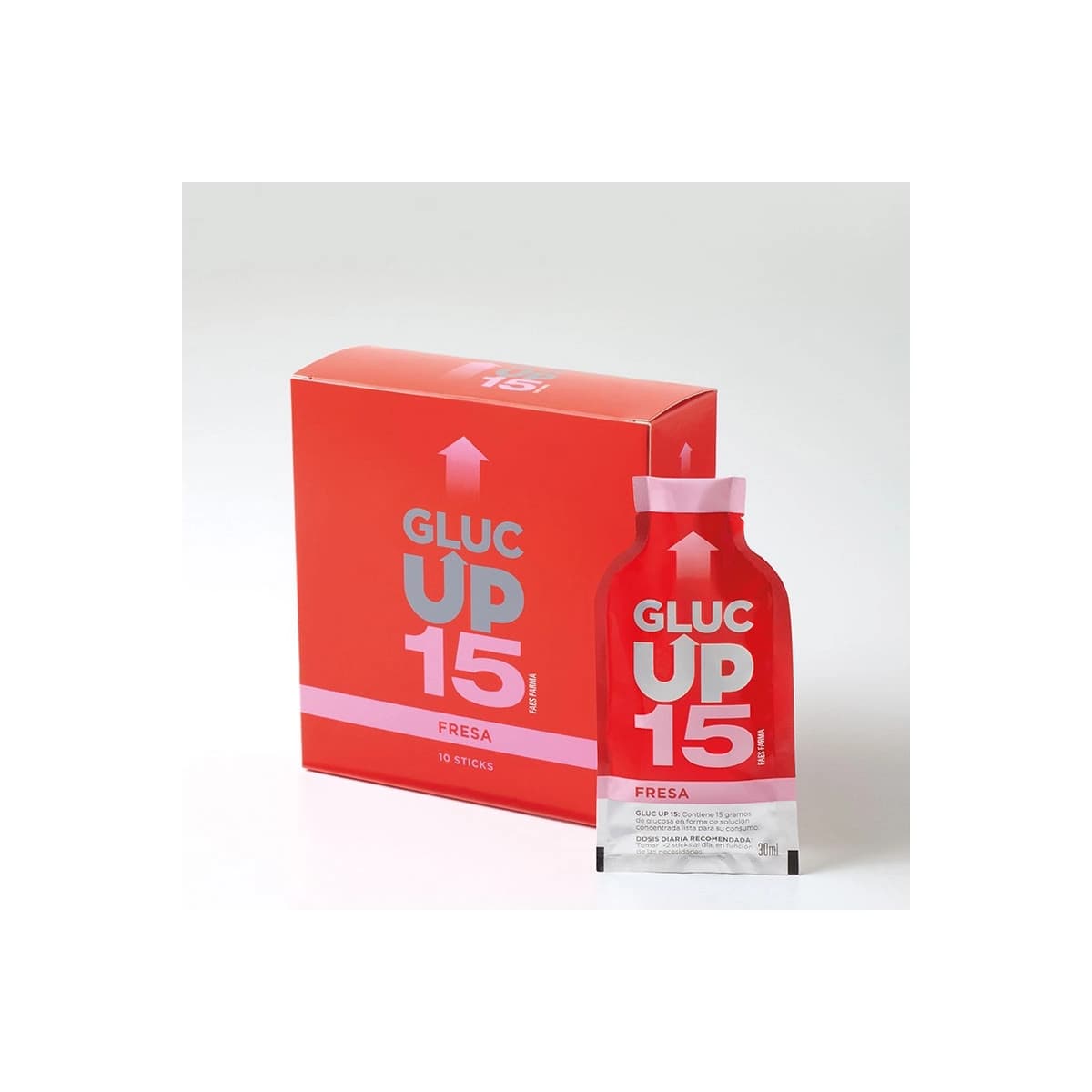 Gluc Up Fresa 15g x 10 viales Faes Farma