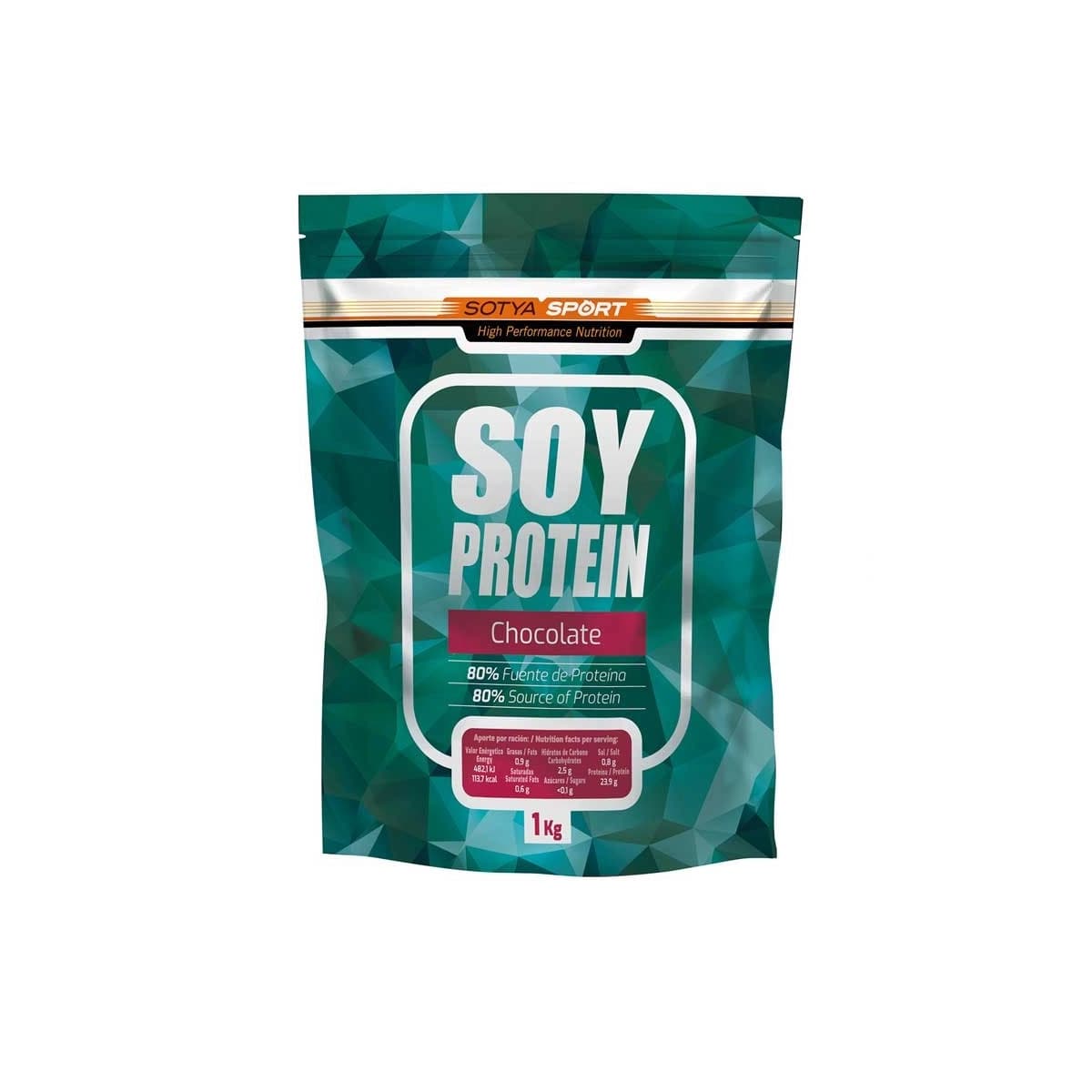 Proteina de soja isolada Chocolate Doypack 1Kg Sotya SPORT
