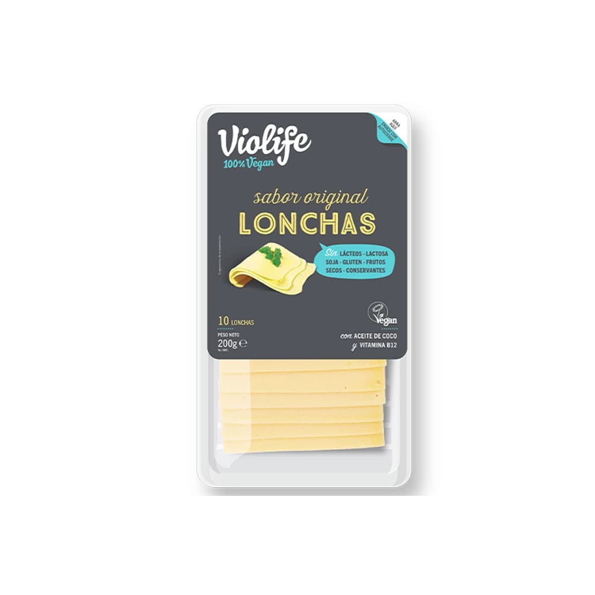 Lonchas veganas sabor Queso original 200gr Violife