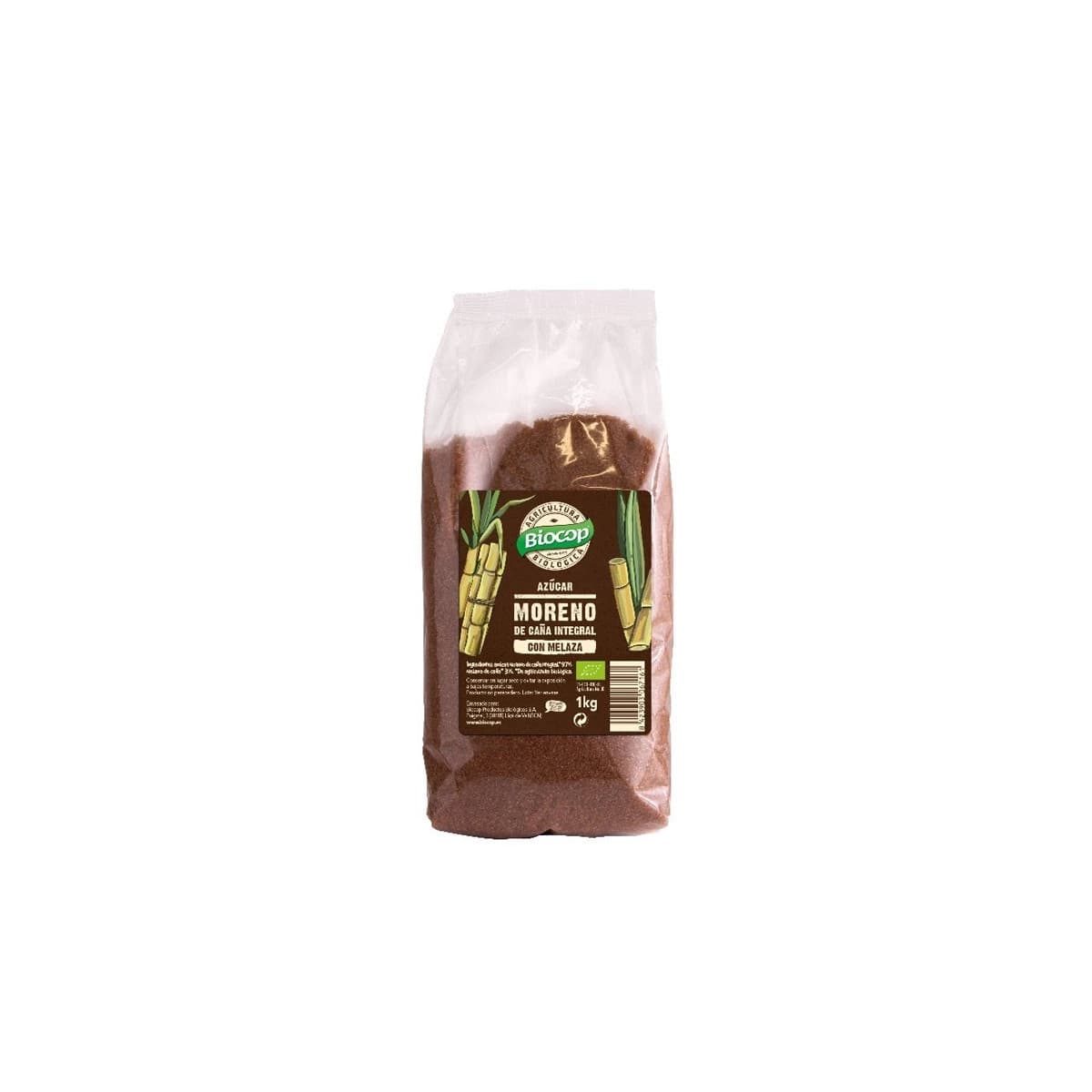 Azucar moreno caña integral con melaza Bio 1Kg Biocop