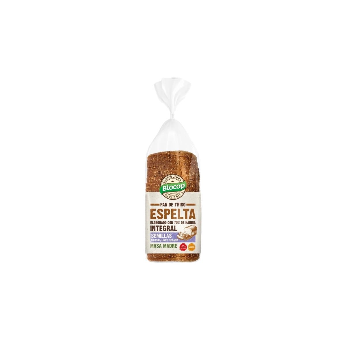 Pan molde espelta integral semillas Bio 400g Biocop