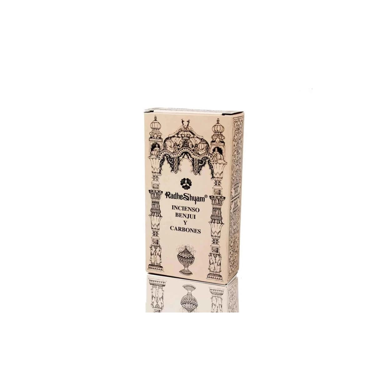 Incienso Benjui 50g y Carbones 10u Radhe Shyam