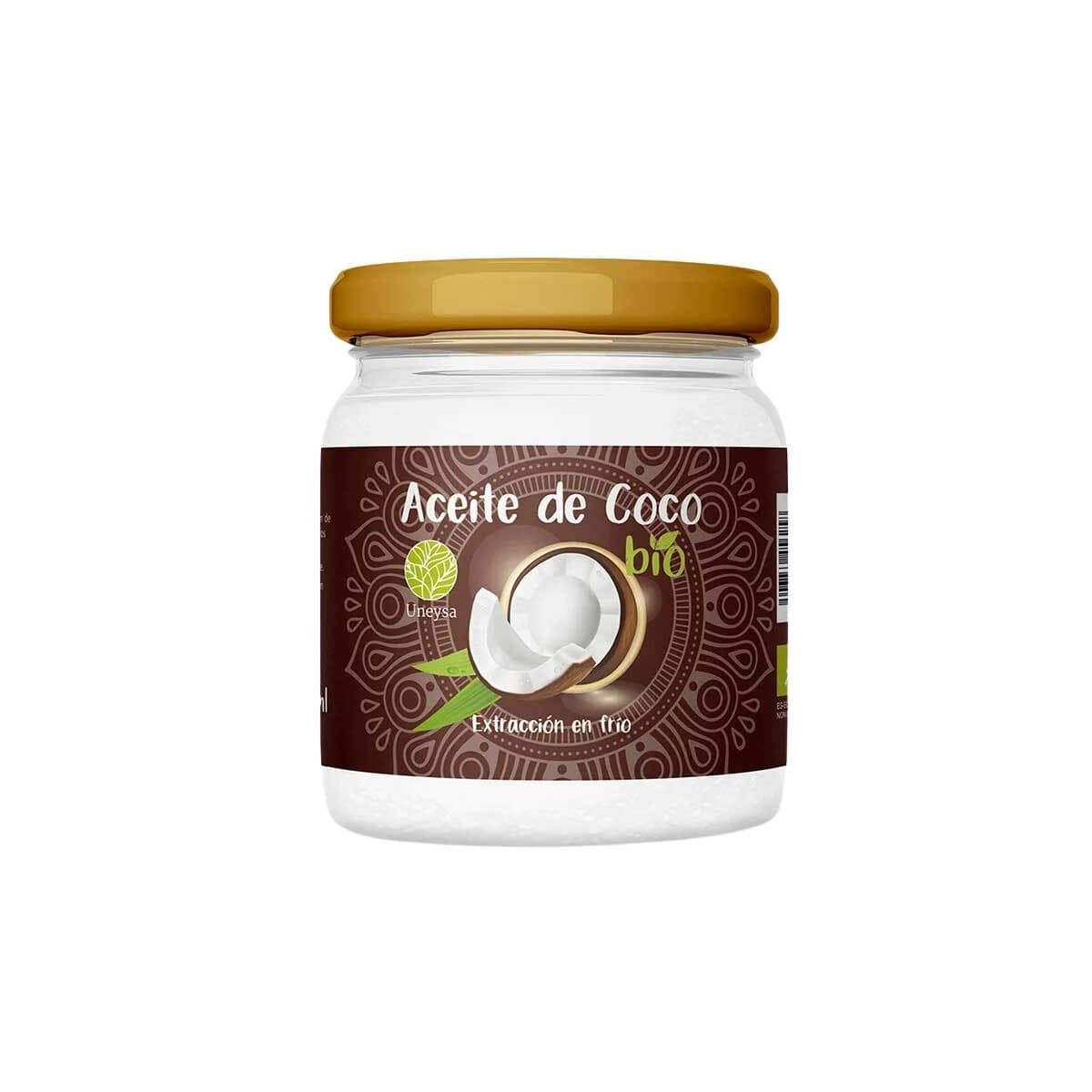 Aceite de Coco virgen Bio 500 ml Uneysa