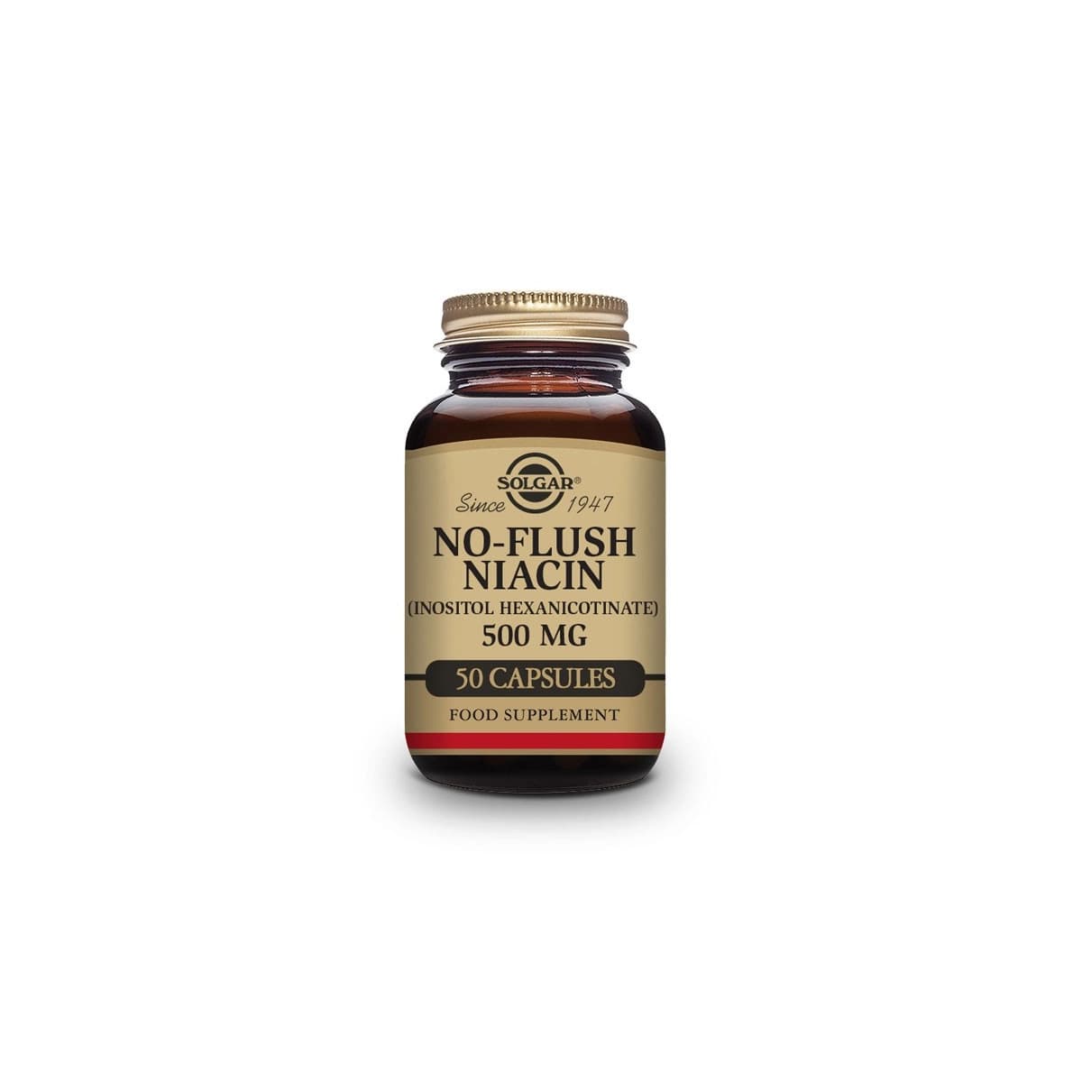 Niacina no ruborizante Vit. B3 500mg 50 vcaps Solgar