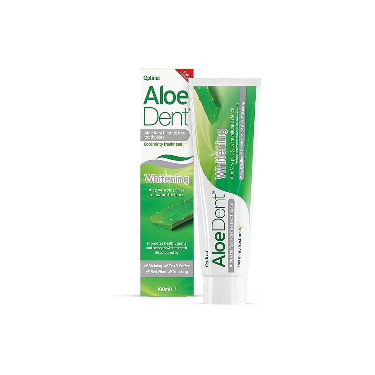 Dentifrico Blanqueador Aloe, Vit. K, Silice 100ml Aloe Dent