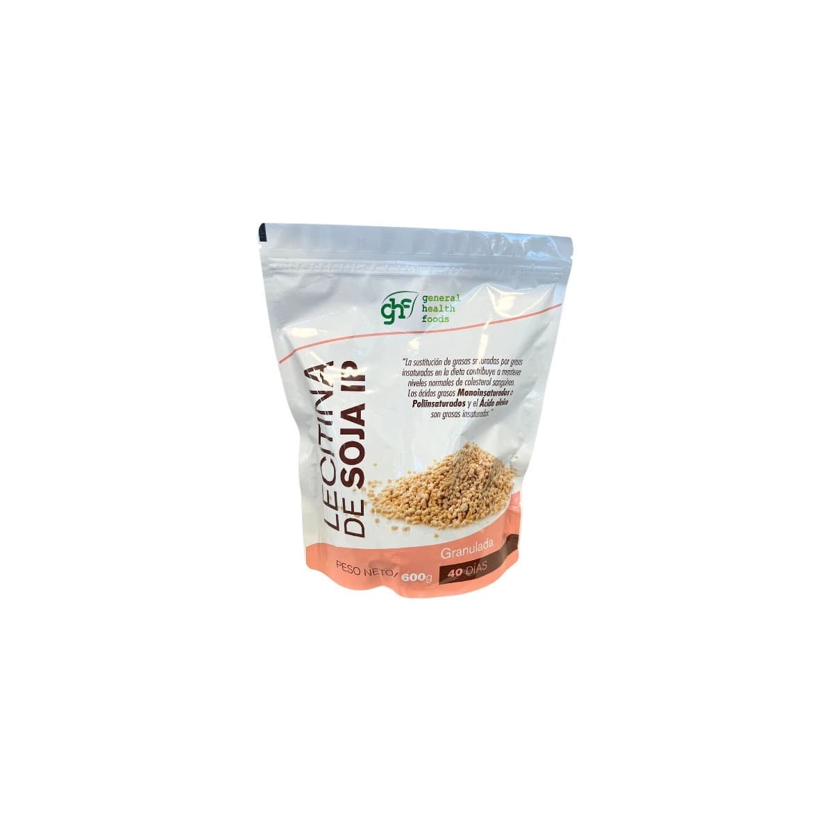 Lecitina de soja IP granulada Doypack 600g GHF