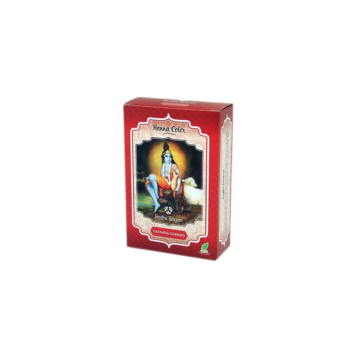 Henna castaño cobrizo polvo 100 g Radhe Shyam