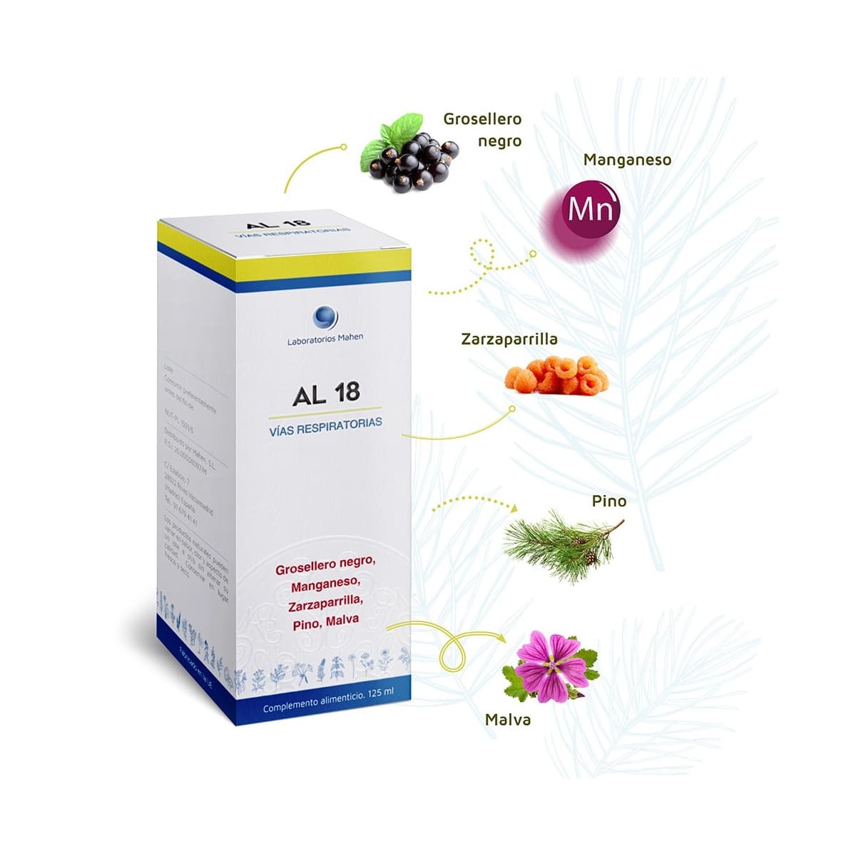 AL 18 (vias respiratorias) 125ml Mahen