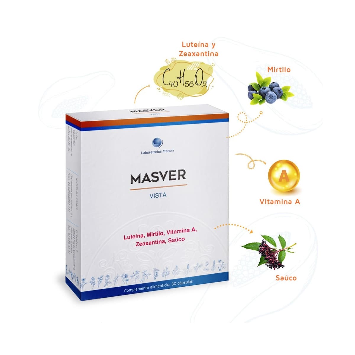 Masver (vista) 30 capsulas Mahen