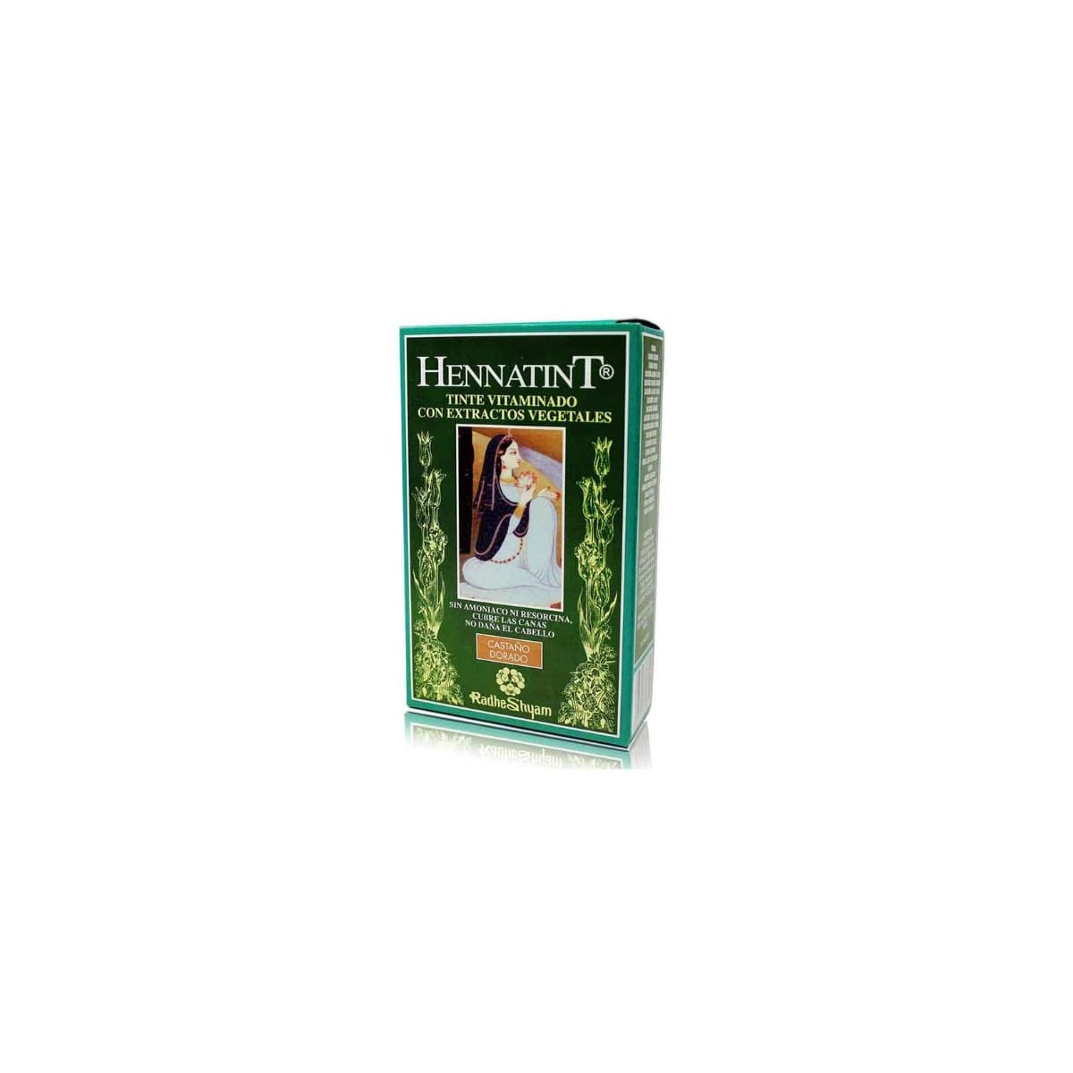 HennaTint 17 Castaño Dorado 60ml+60ml Radhe Shyam