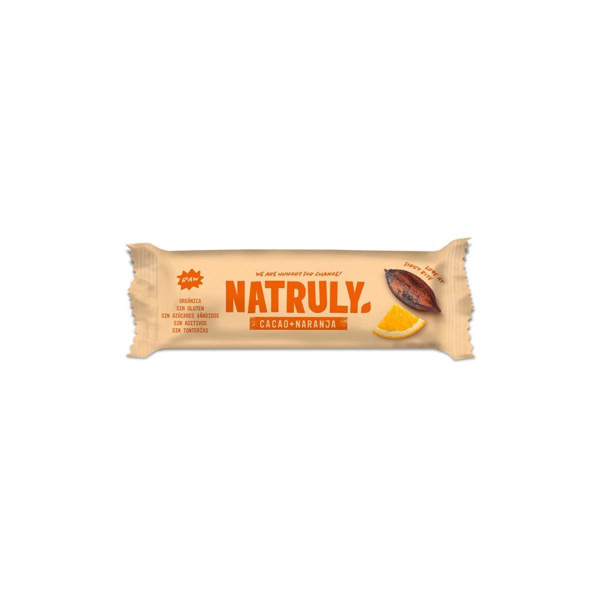 Barrita Raw de Cacao y Naranja Bio 24x40g Natruly