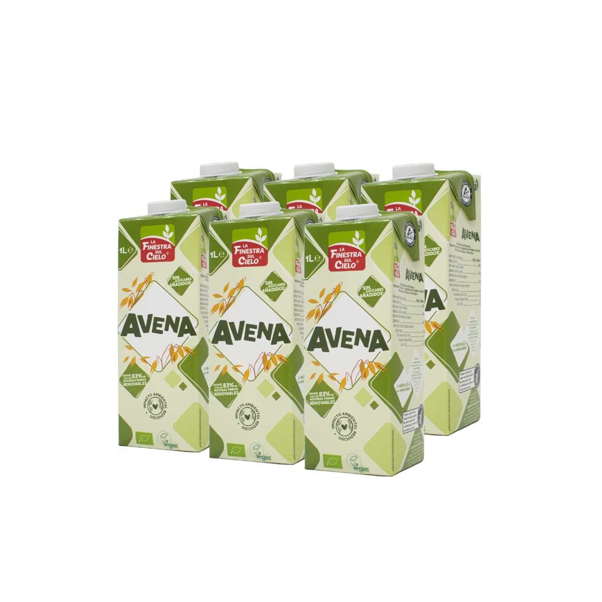 Bebida de avena bio 6x1L La Finestra