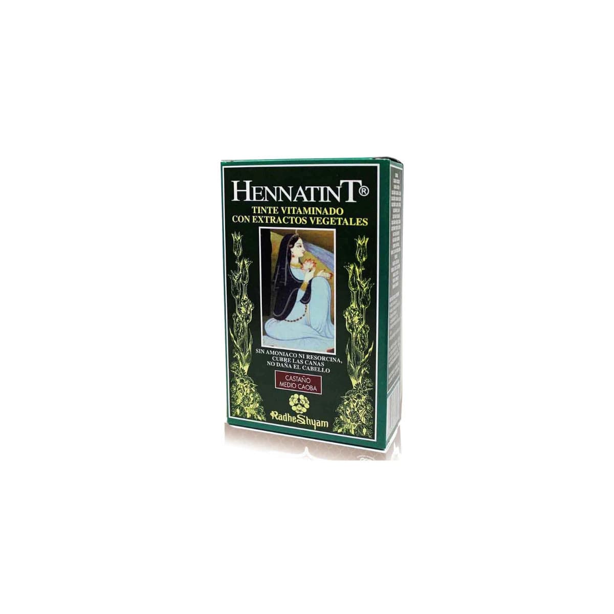 HennaTint 20 Castaño Medio Caoba 60ml+60ml Radhe Shyam