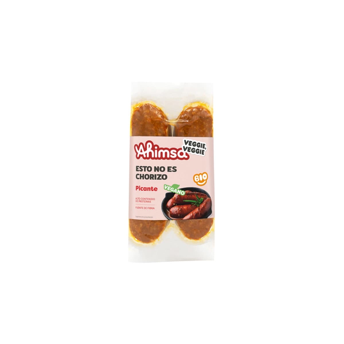 Chorizo picante vegano Bio 230g AHIMSA
