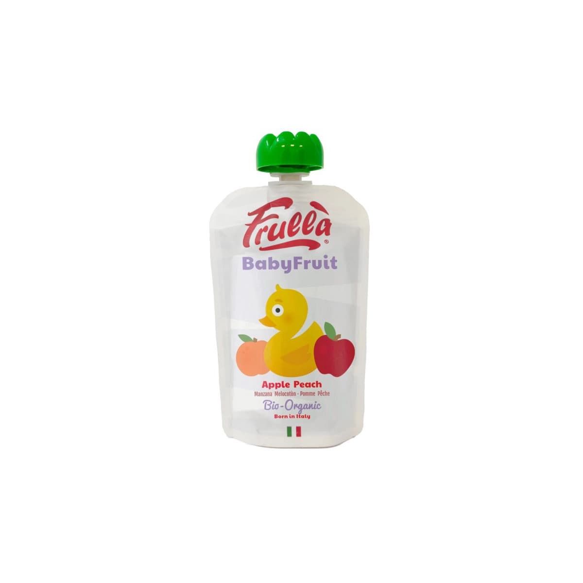 Pure Manzana y Melocoton bio (caja 10u) Baby 100g Frulla