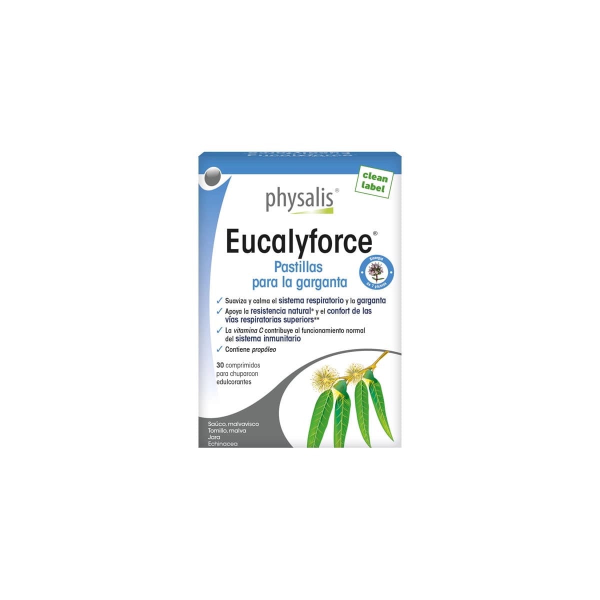 Eucalyforce 30 pastillas para la garganta Physalis
