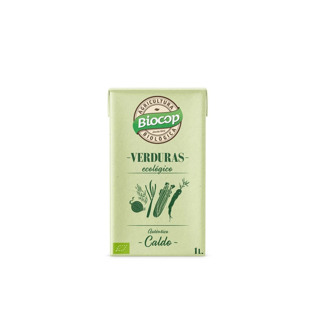 Caldo de Verduras autentico tetrabrik Bio 1L Biocop
