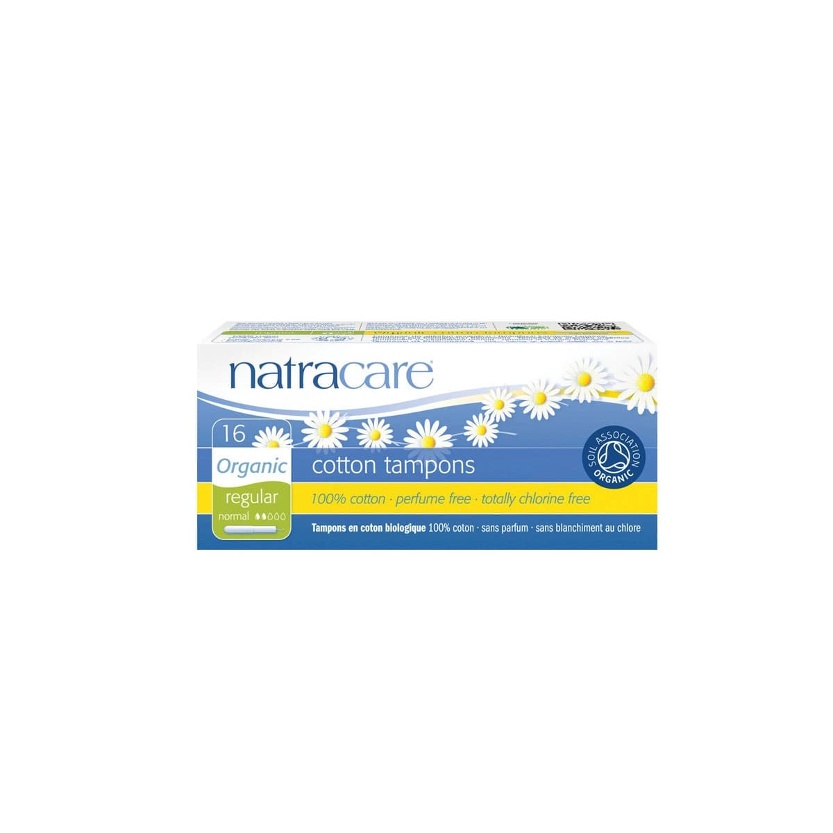 Tampon regular con aplicador bio 16 unidades Natracare