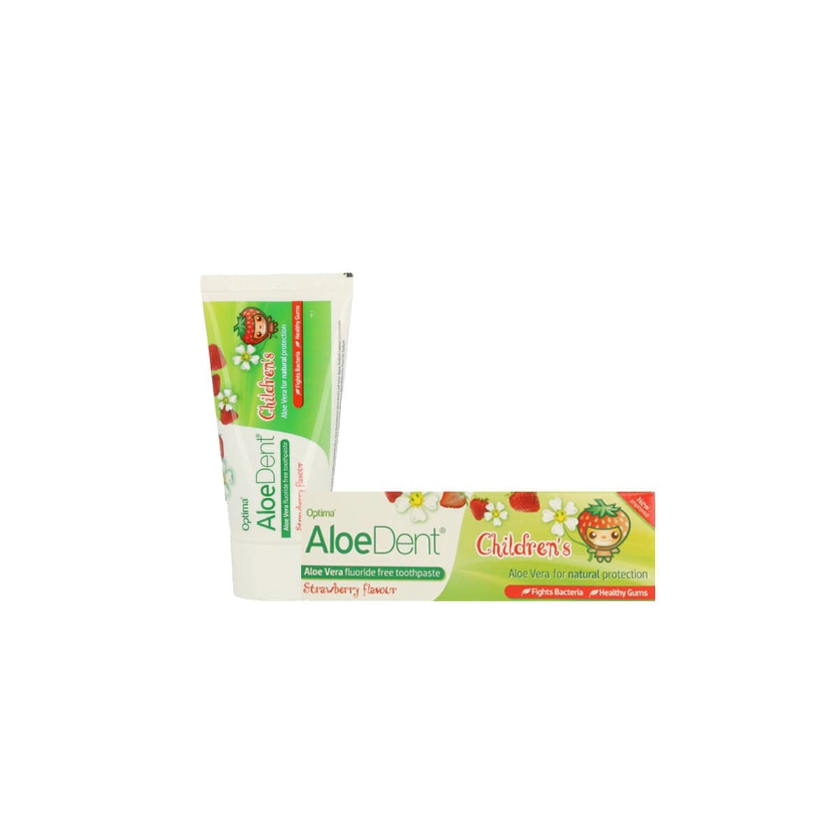 Dentifrico Aloe Vera para Niños sin Fluor Fresa 50ml Aloe Dent