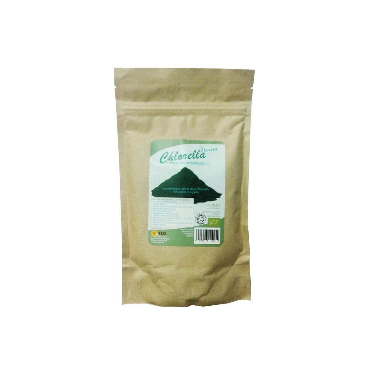 Chlorella bio 200 g Dream Foods