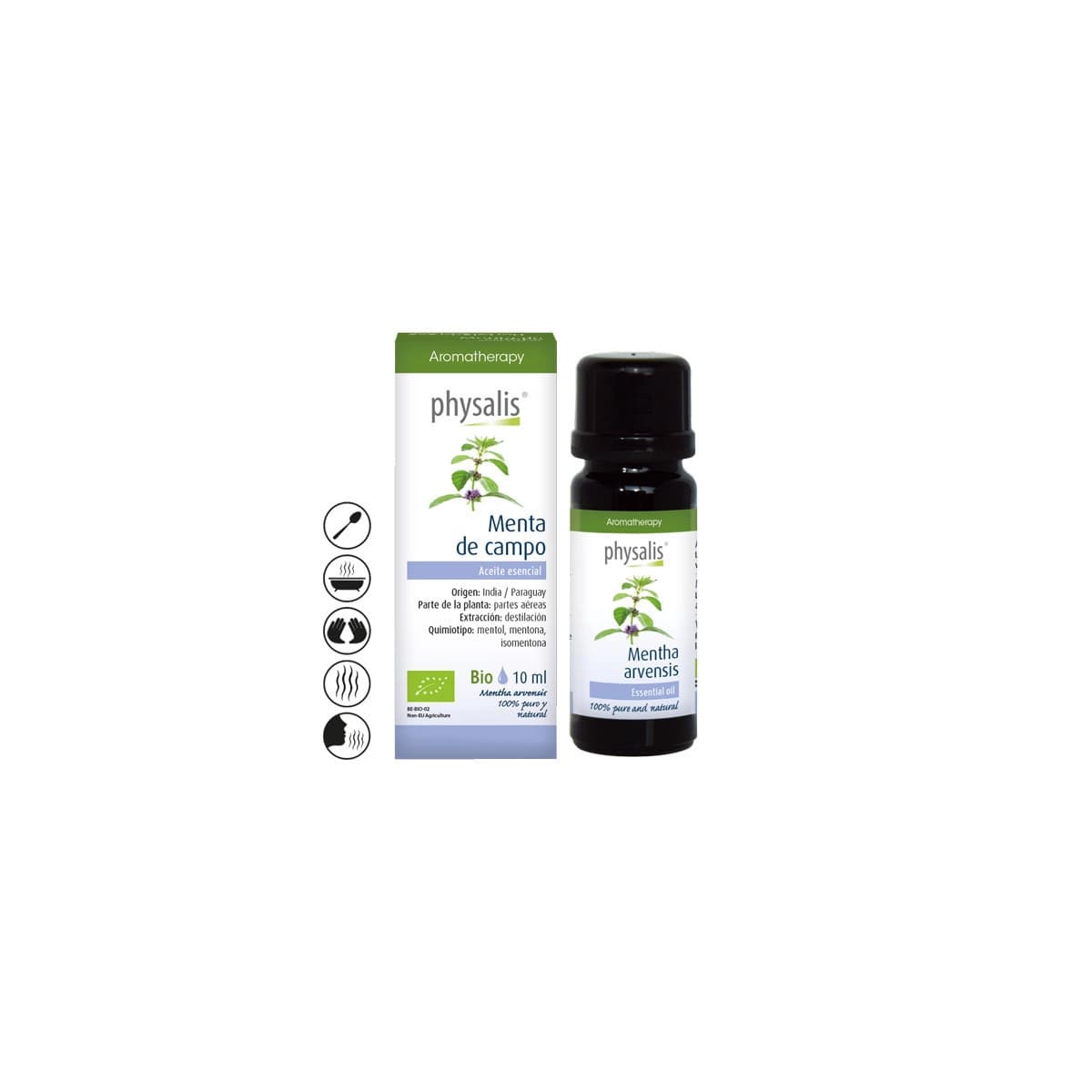 Aceite esencial de menta del campo (hierbabuena) bio 10ml Physalis