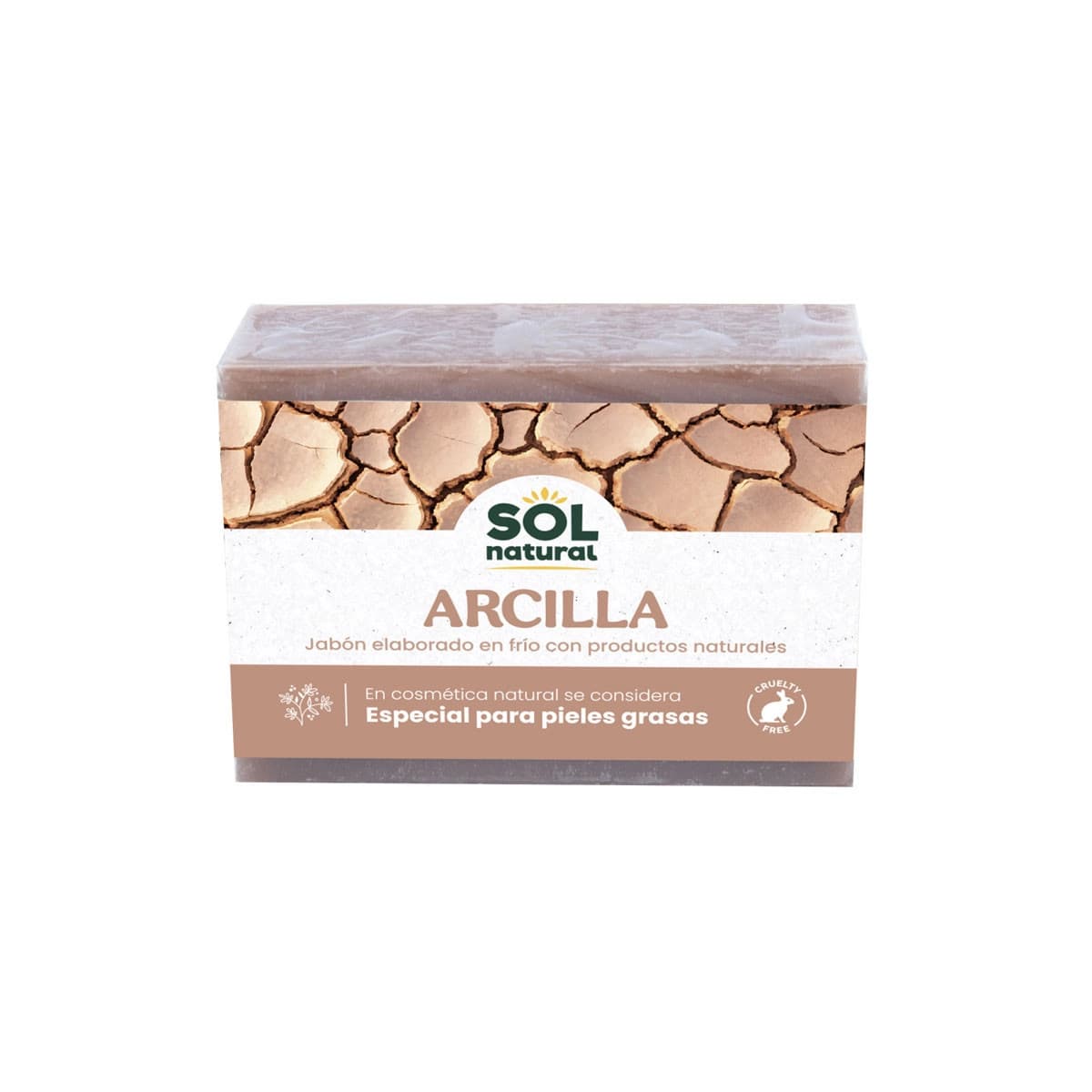 Jabon de arcilla 100 g Sol Natural