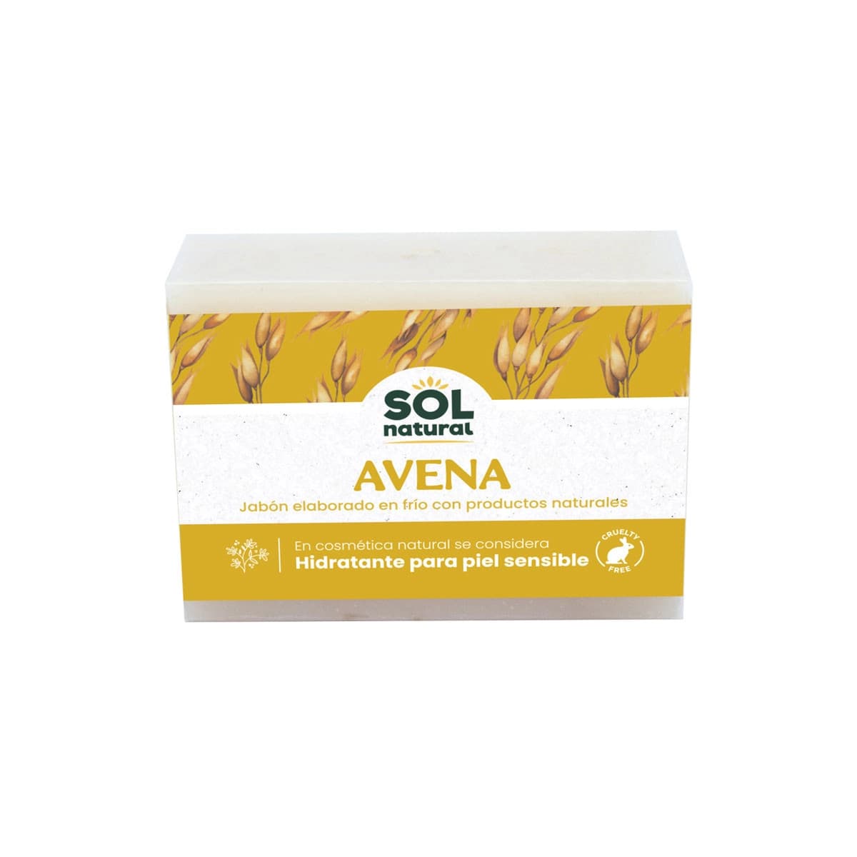 Jabon de avena 100g Sol Natural