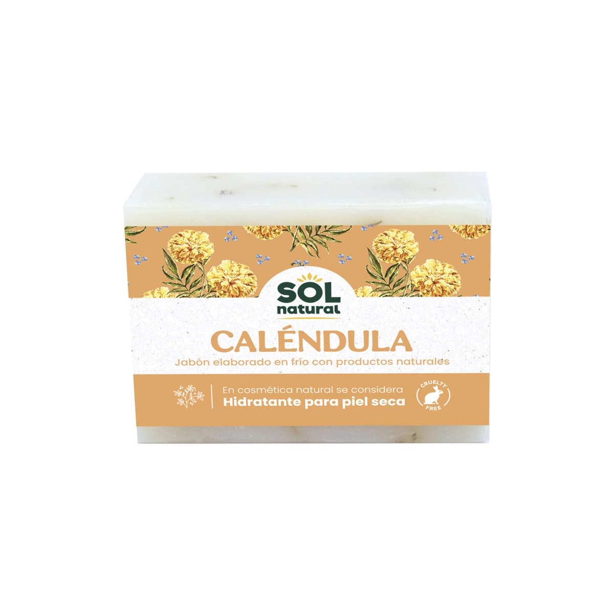 Jabon de calendula 100g Sol Natural