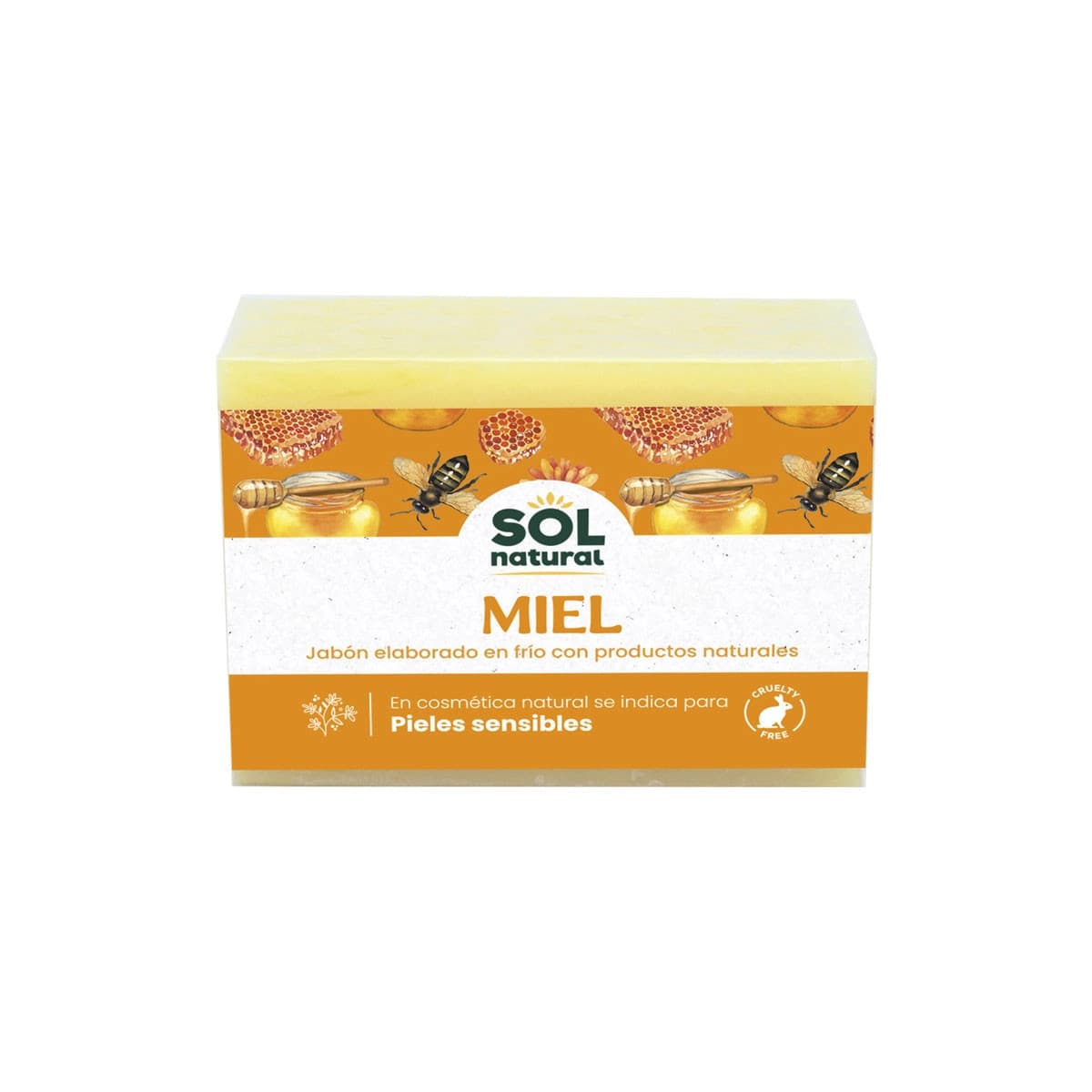 Jabon de miel 100g Sol Natural