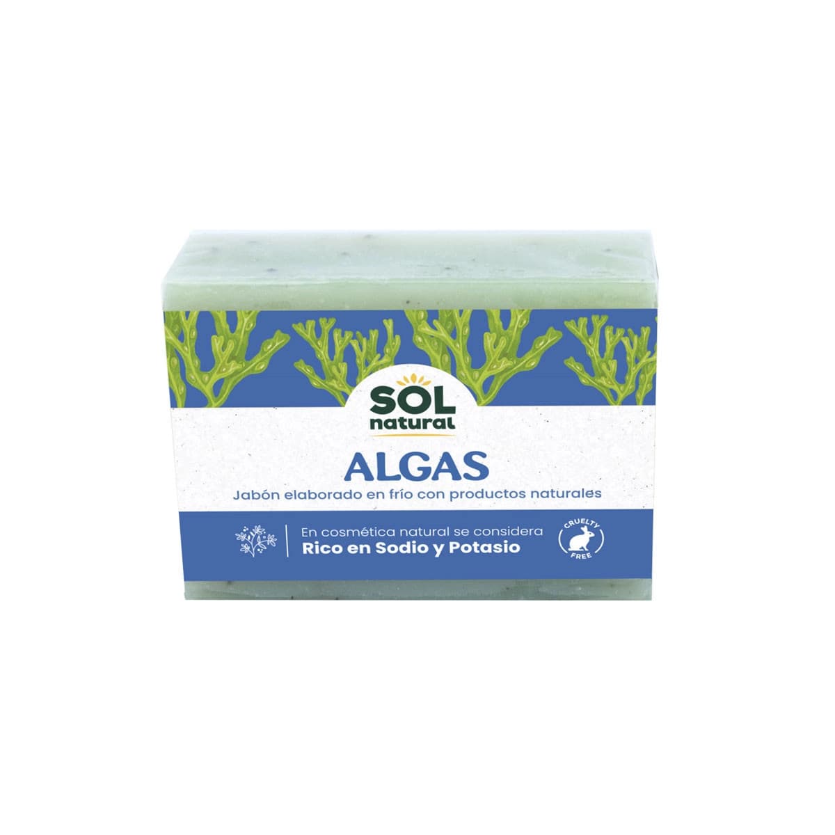 Jabon de algas 100 g Sol Natural
