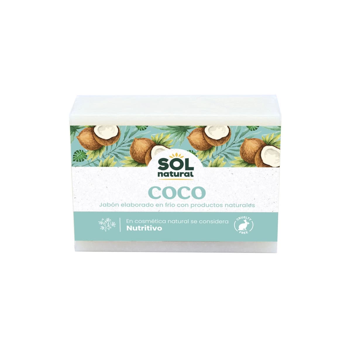Jabon de coco 100 g Sol Natural