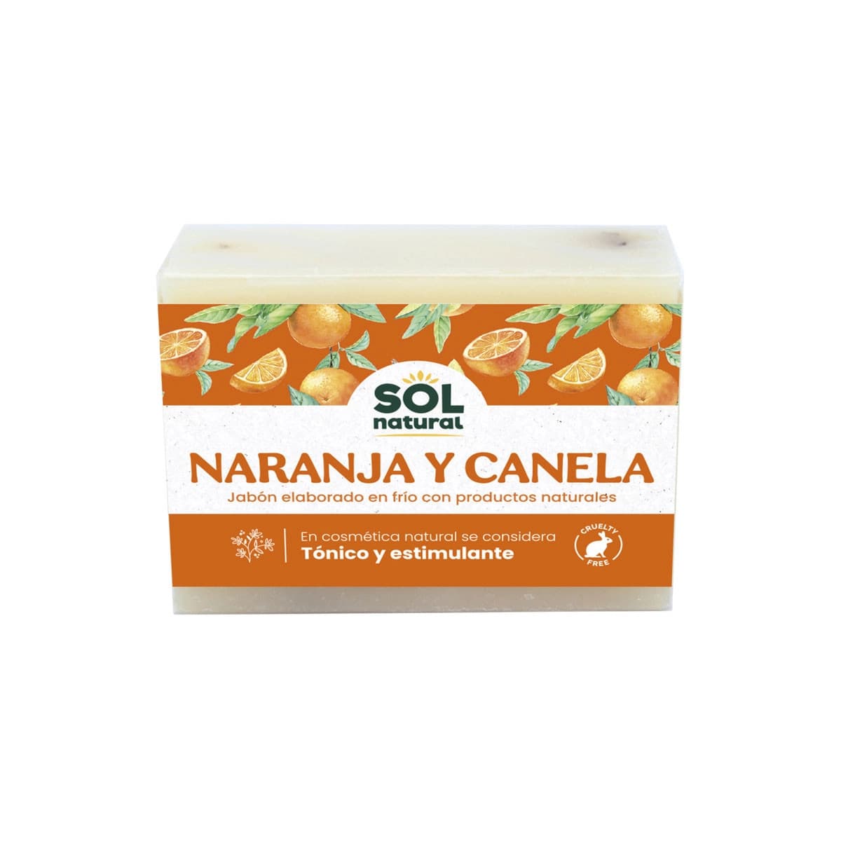Jabon de canela y naranja 100 g Sol Natural