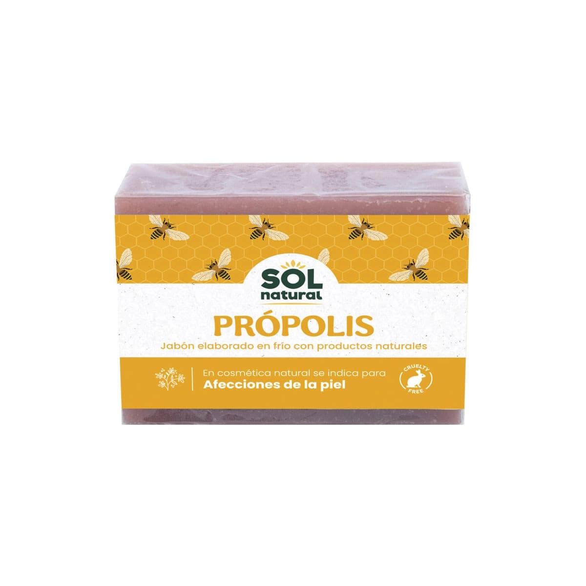 Jabon de propolis 100 g Sol Natural