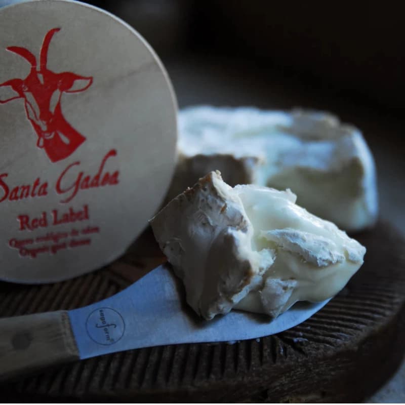 Queso de cabra Red Label Medium Bio 155g Santa Gadea