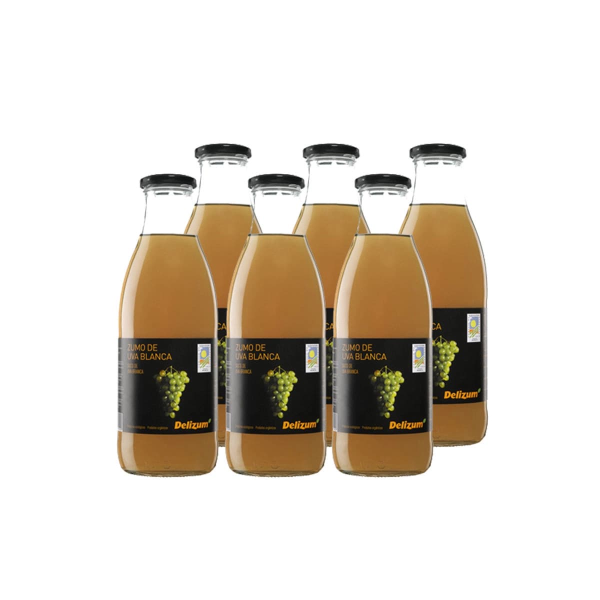 Zumo de Uva Blanca bio 6x750ml Delizum