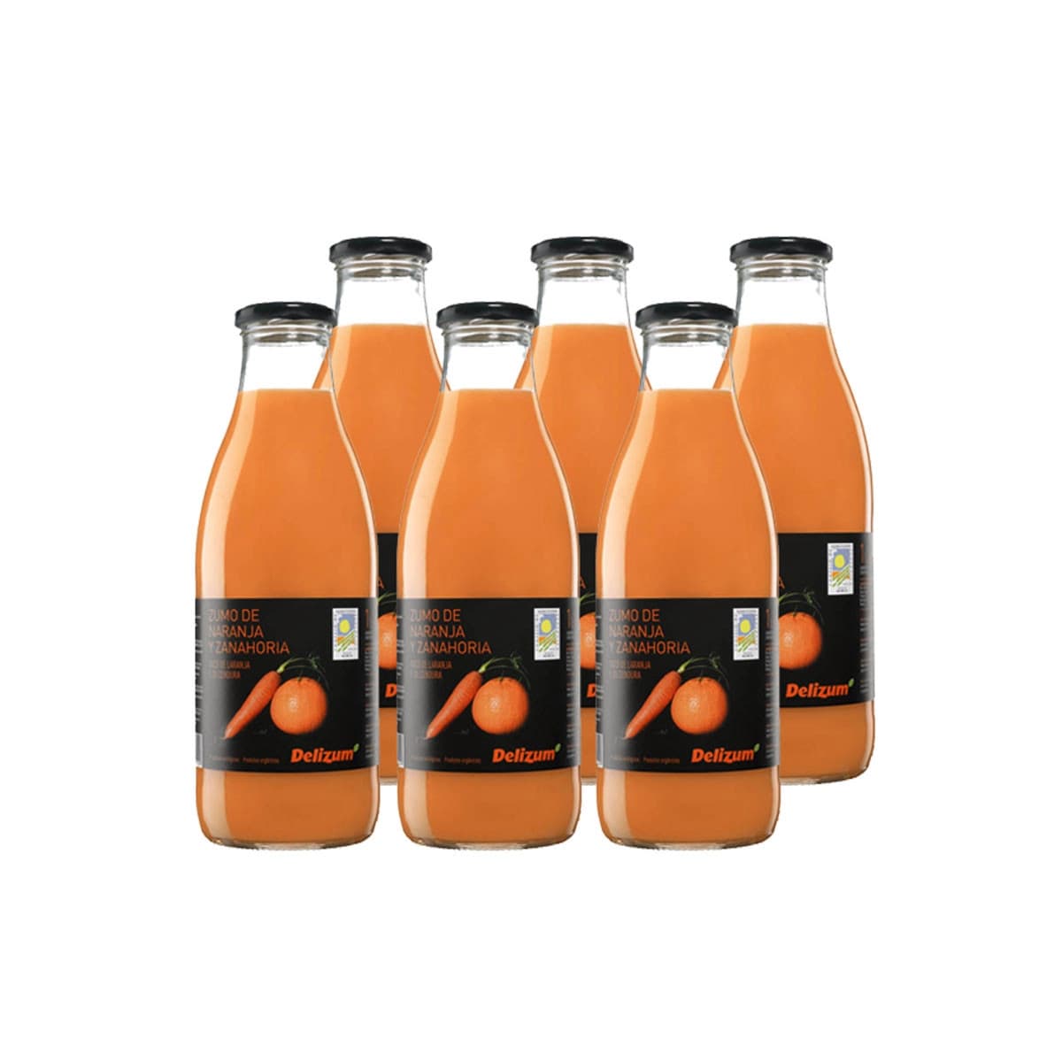 Zumo de Zanahoria & Naranja bio 6x750ml Delizum