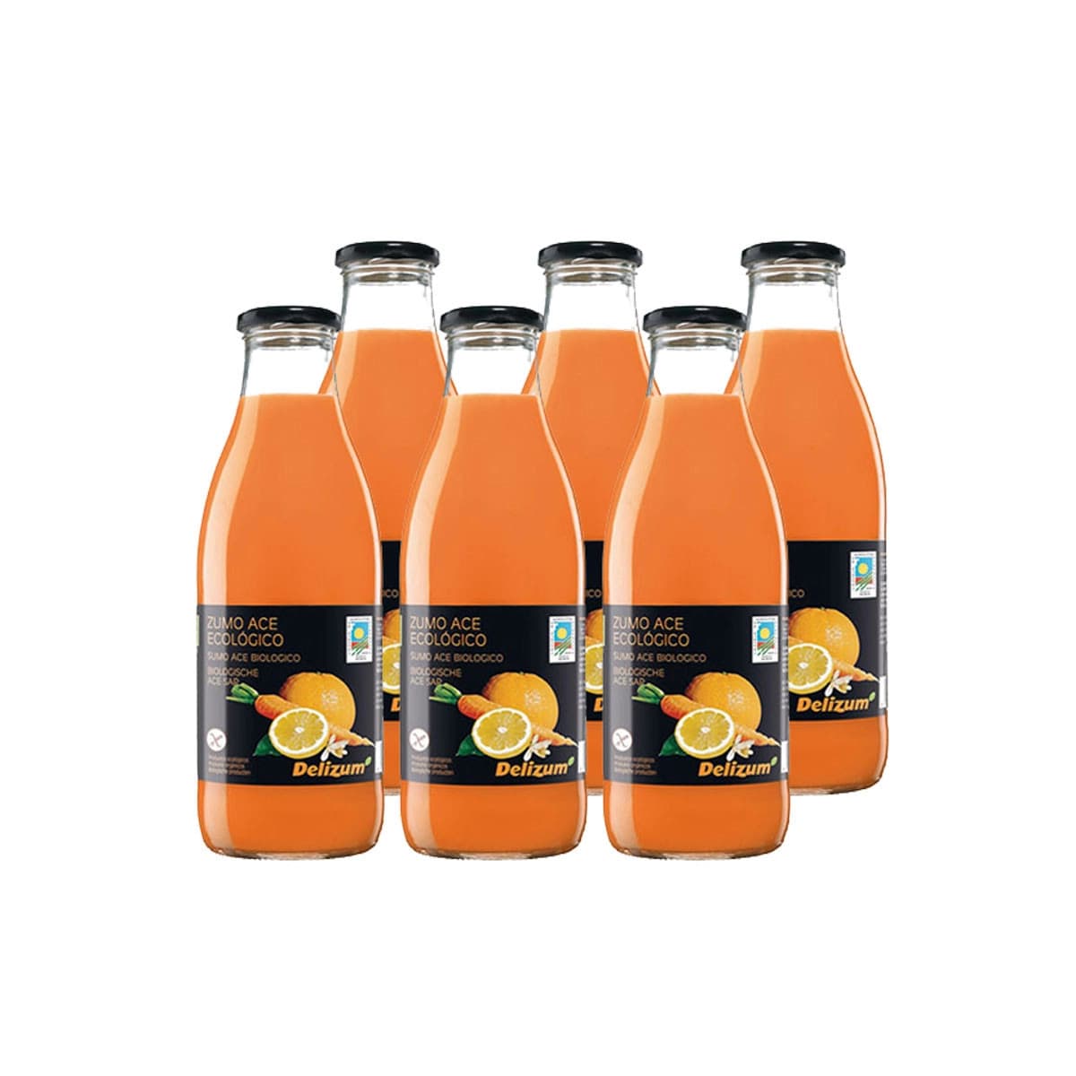 Zumo ACE bio (zanah, naran & limon) 6x750ml Delizum