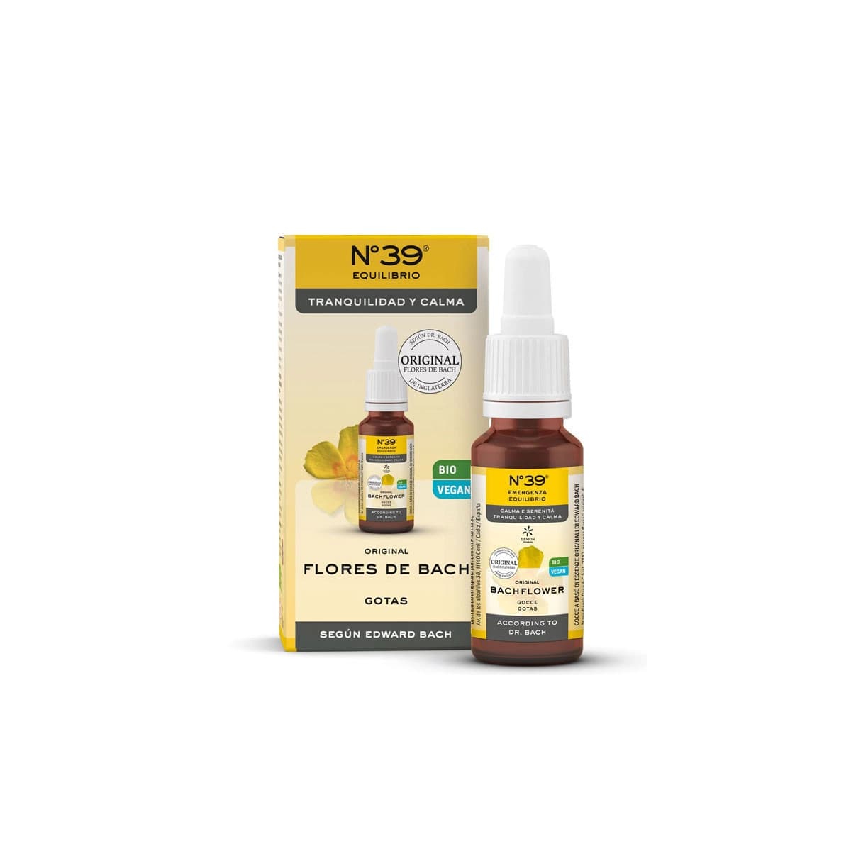 Gotas Flores de Bach Nº39 Bio 20ml Lemon Pharma