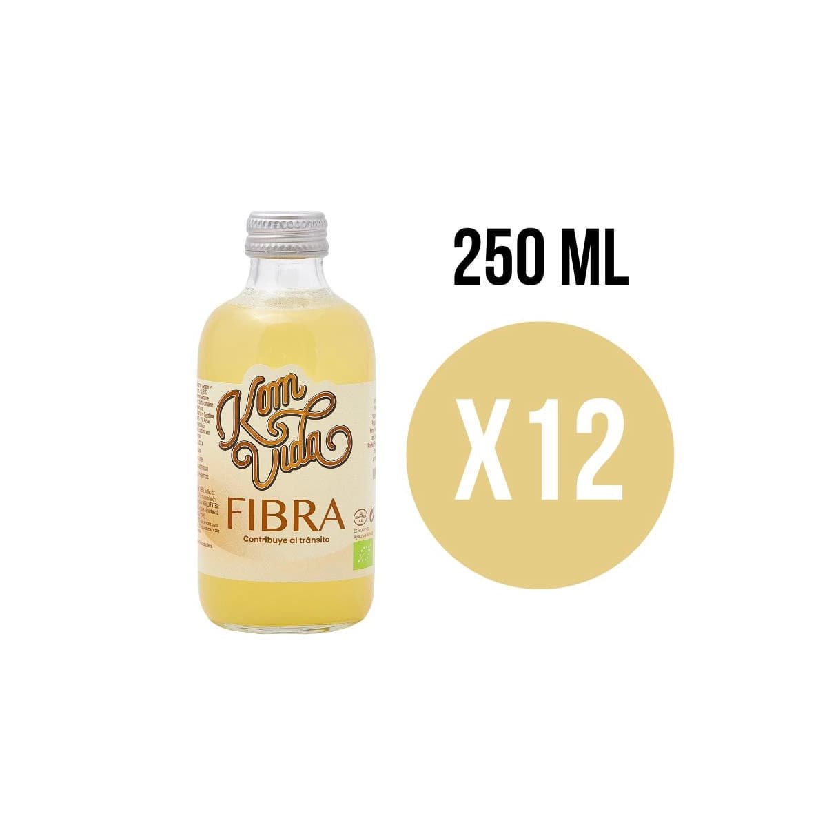 Kombucha Fibra Bio 12x250ml Komvida