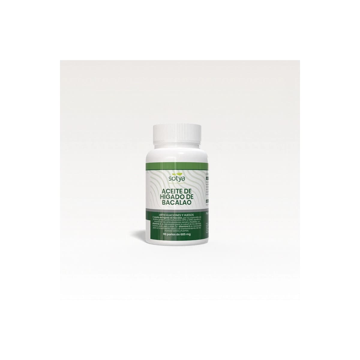 Aceite de higado de bacalao 685mg 110 perlas Sotya