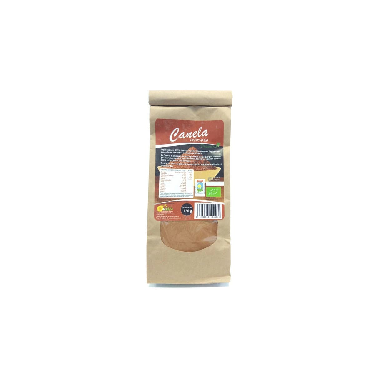Canela Ceylan en polvo bio 150 g Dream Foods