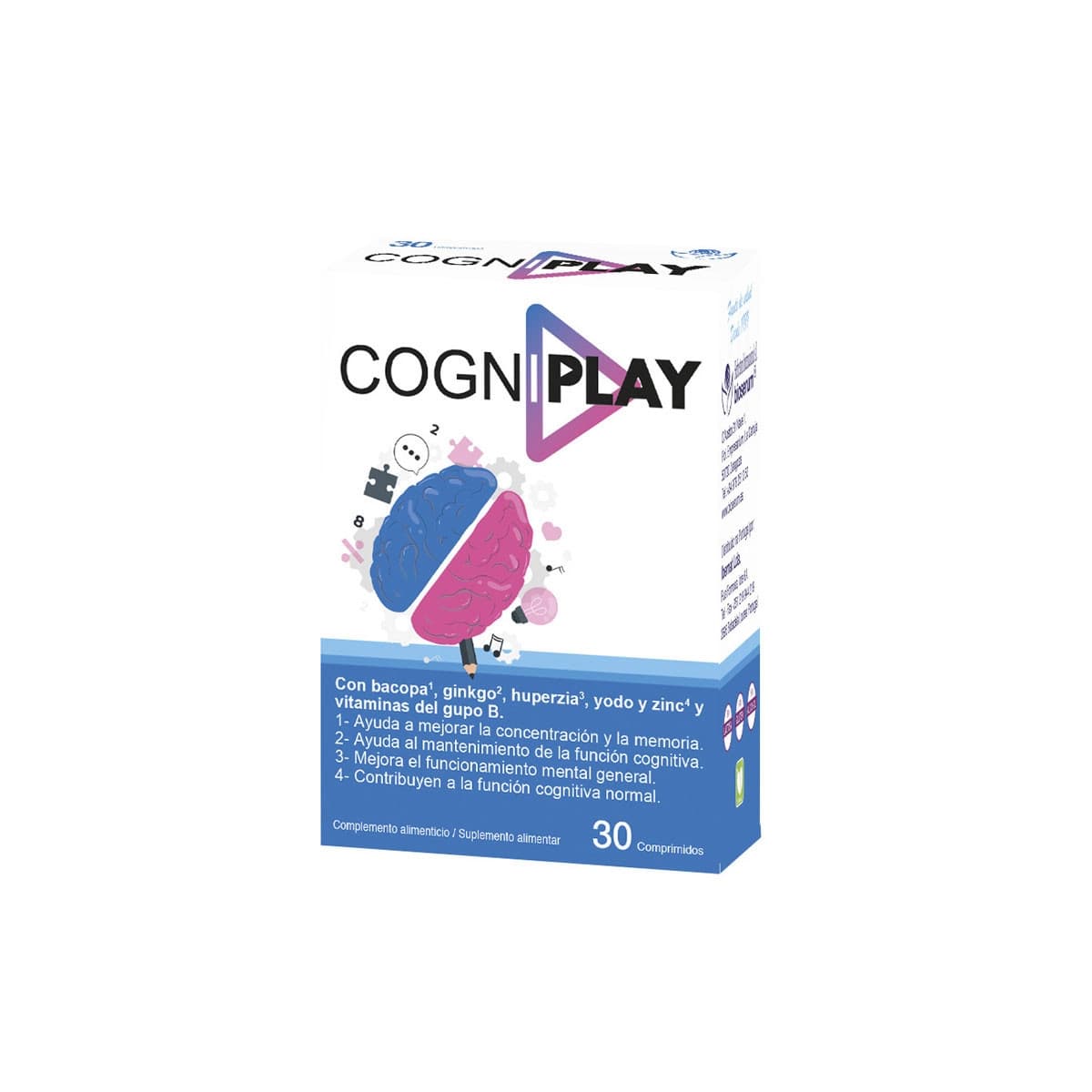 Cogniplay 30 comprimidos Bioserum