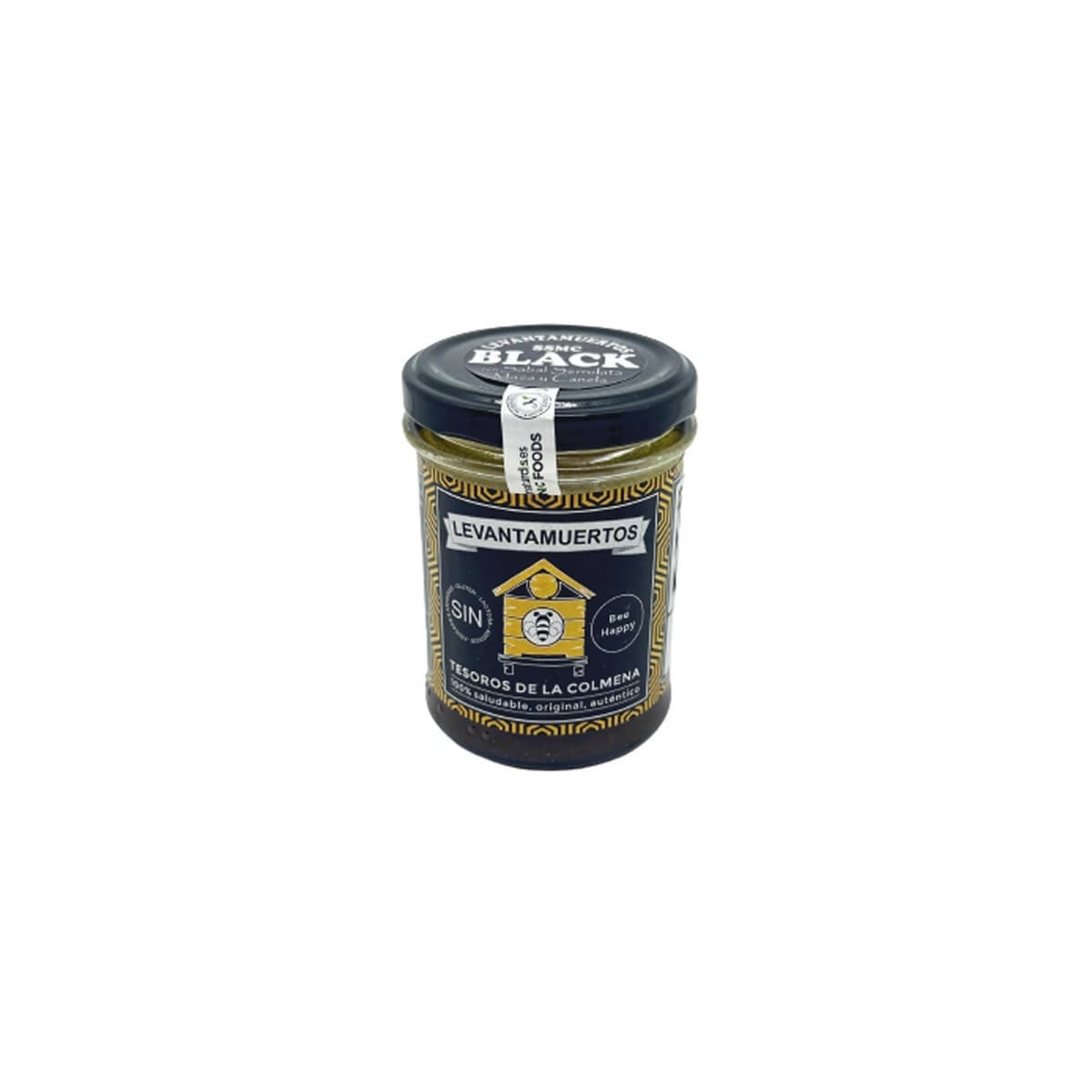 Miel Levantamuertos Black (con Canela, maca, sabal serrulata) BIO 200g El Matorral