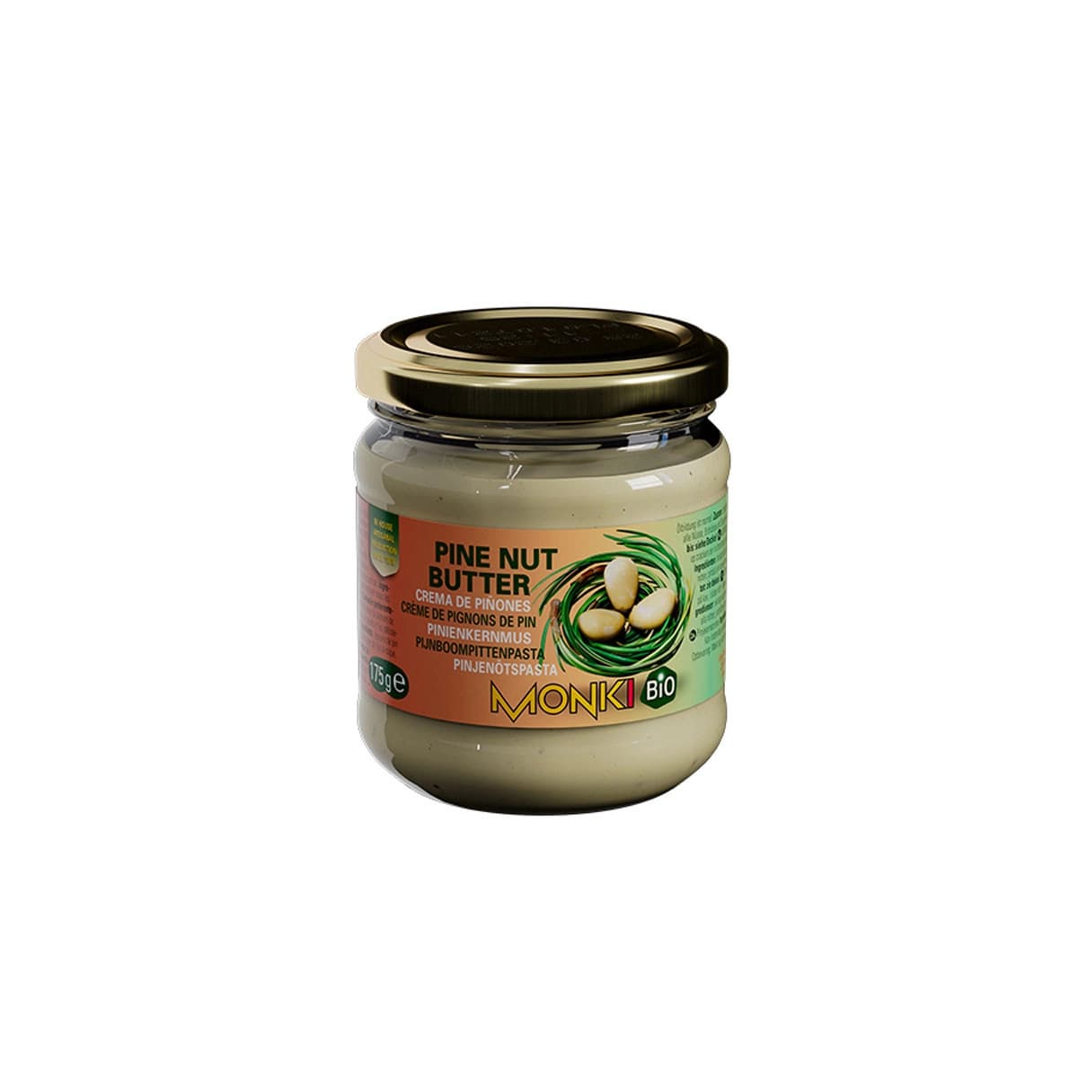 Crema de piñones Bio 175g Monki