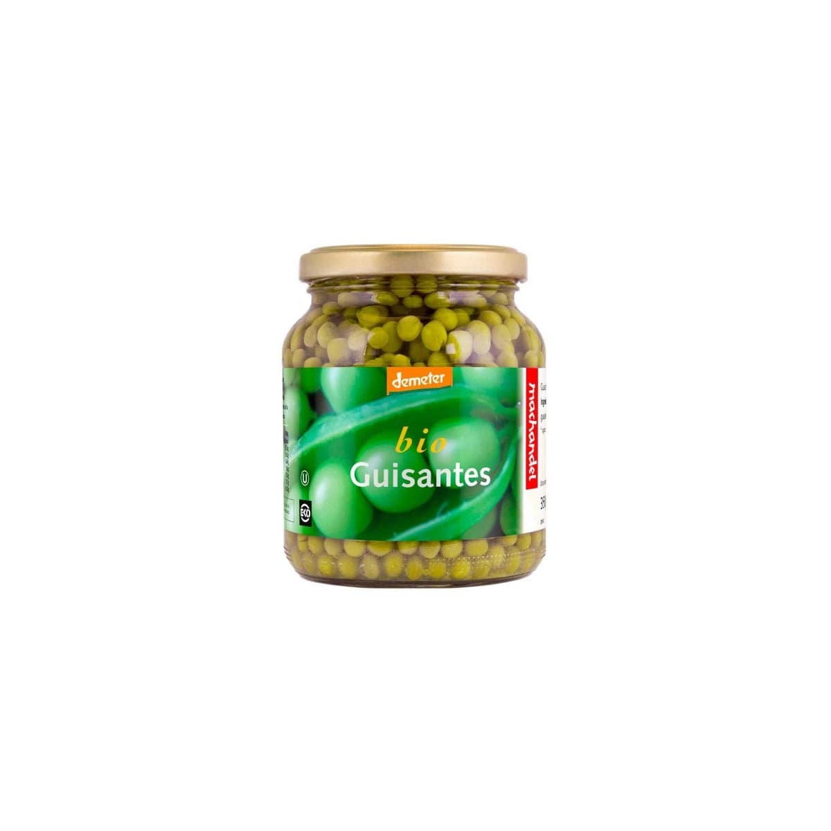 Guisantes verdes demeter bio 350g Machandel