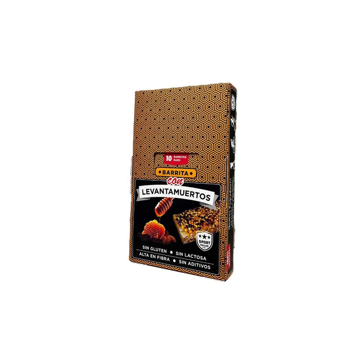 Barritas Levantamuertos con proteina 10x50g