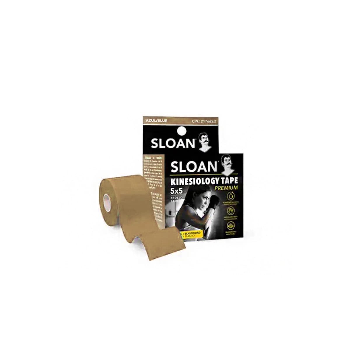 Sloan kinesiology Tape BEIGE 5x5
